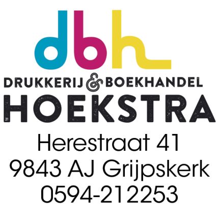 Logo de Hoekstra's Drukkerij en Boekhandel