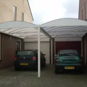 Gebogen Carport overkapping