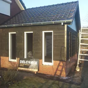 Aanbouw met potdekseldelen