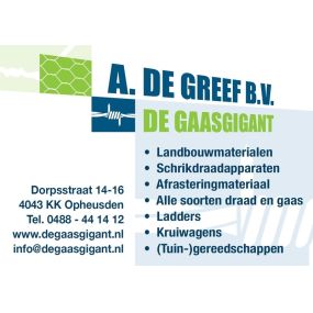 Adresgegevens De Gaasgigant