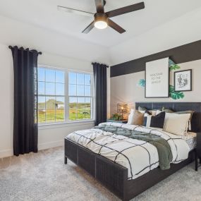 Spacious secondary bedrooms