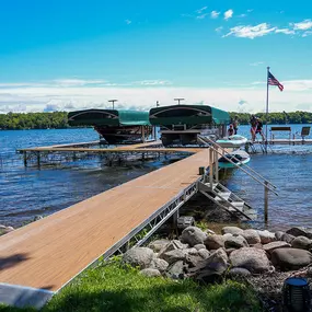 Bring your shoreline to a whole new level with our FLOE docks at Due North Dock & Lift.