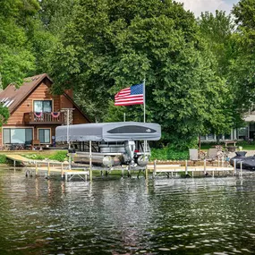 The charming and functional addition to your shoreline. Contact Due North Dock & Lift today.