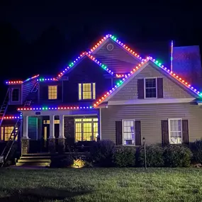 Christmas Lights installation.