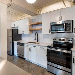 Highland Mill Lofts Kitchen