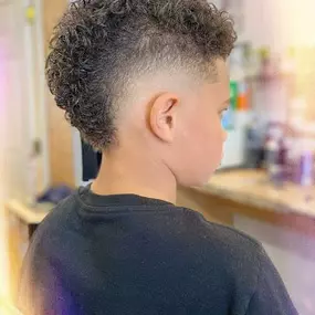 The Neighborhood Barbers kids haircut and fade