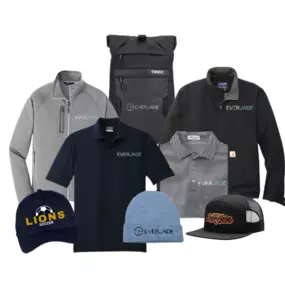 Personalized jackets, polos, t shirts, caps, beanies, backpacks and more!