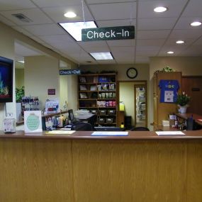 Our Reception Area at VCA Appalachian Animal Hospital