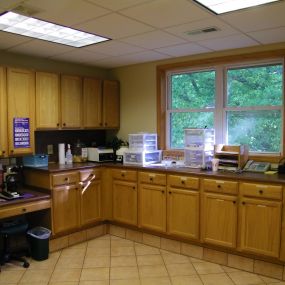 Our Microscope Area at VCA Appalachian Animal Hospital