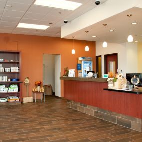 The Welcoming Reception Area at VCA Tri City Animal Hospital and Acacia Cat Hospital