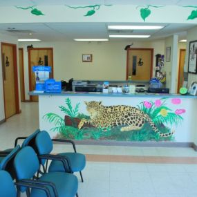 VCA Pets First Animal Hospital Reception Area