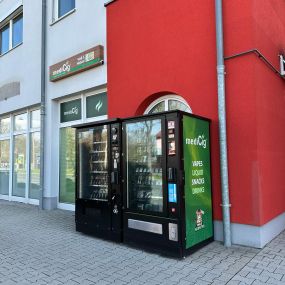 mediCig -  Vape 24/7 Automat Fürth
Schwabacher Str. 261
90763 Fürth
Öffnungszeiten: 24 Stunden geöffnet