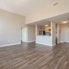 Spacious Living Area at Crogman School Lofts