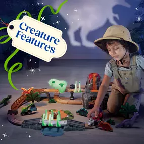 Dig up daytime fun: kiddos discover dino-mite skill building as they learn through play.