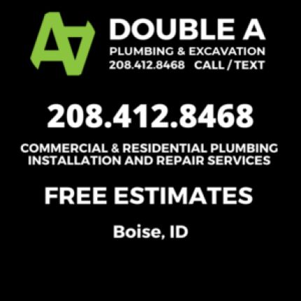 Logo van Double A Plumbing & Excavation