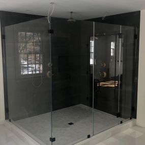 oversized shower enclosure