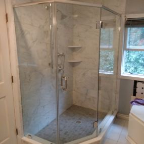 custom designed shower