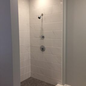 shower doors with custom color hardware