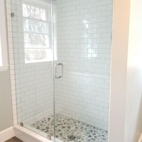 clear low iron glass for showers
