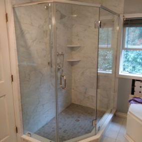 custom design shower enclosure