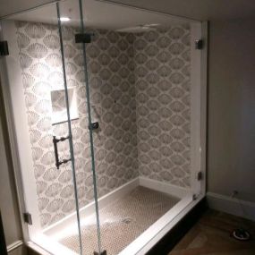 glass shower enclosure