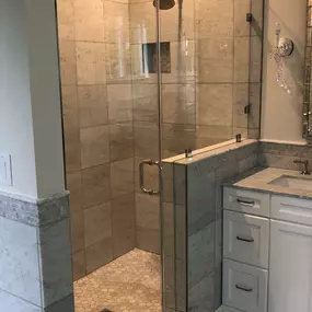 custom designed showers are no problem for our design team