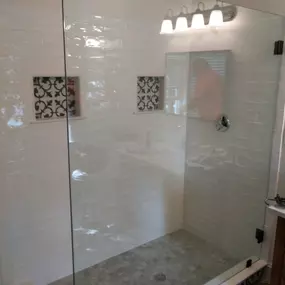 oversized shower enclosures