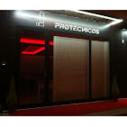 Logotipo de Protecnicos González Espinosa. Arquitectos e Ingenieros