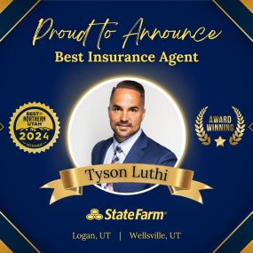 So proud to announce our Best Insurance Agent Award!