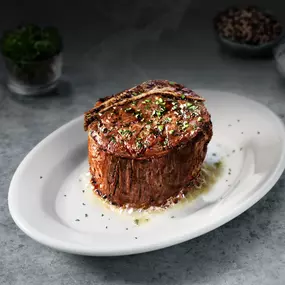 BONE-IN FILET* - incredibly tender 16 oz bone-in cut, aged to the peak of flavor