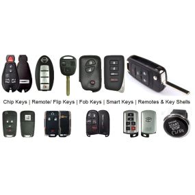 Car fobs, keys and remotes for most cars.