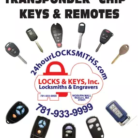 We make car keys and fobs for most automobiles