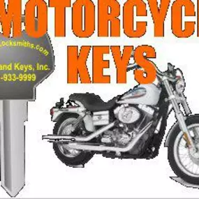 We make motorcycle keys if lost, stolen or duplicate keys.