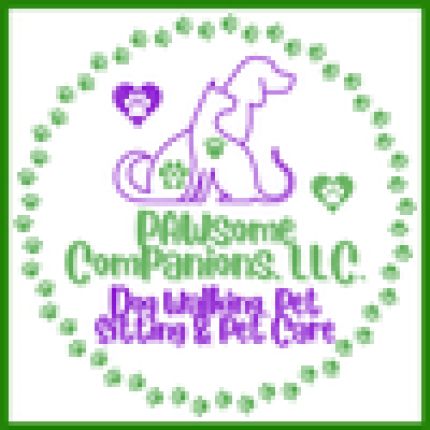 Logo de PAWsome Companions, LLC.