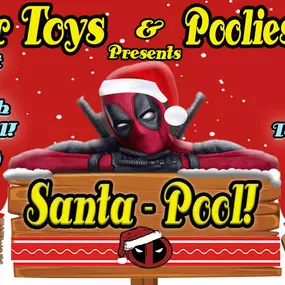 Come down and say hi to Santa-Pool Saturday December 7th from 11am to 2pm! We will also be accepting donations for Toys For Tots. Hang out with us and Santa-Pool!