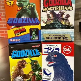 Godzilla blind boxes just came in! Which generation is your favorite?!