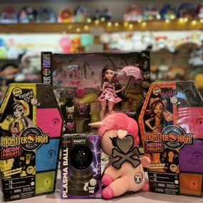 Freaky just got Fabulous!
Come see our Monster High Dolls as they fly off the shelves.