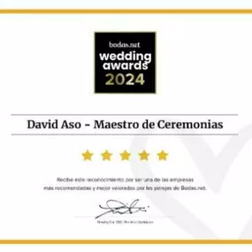 Bild von david aso - bodas - maestro de ceremonias , eventos , speaker, monologos y lo imposible