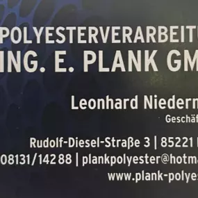 Bild von Polyesterverarbeitung Ing. Eduard Plank GmbH