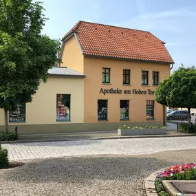 Aussenansicht der Apotheke am Hohen Tor