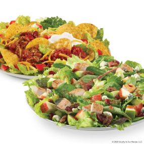 Wendy’s Taco Salad and Apple Pecan Chicken Salad