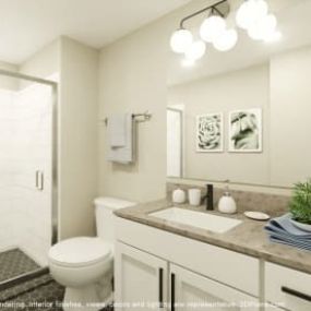 Bathroom at Casa Marti Apartments
