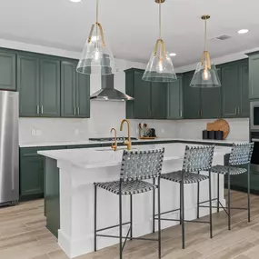 Gorgeous kitchen in Legacy at Lake Dunlap by Pulte Homes.