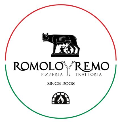 Logotipo de Romolo y Remo Pizzería