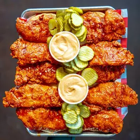 Hot Chicken Tenders & Pickles