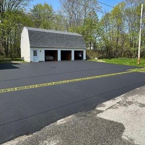 Commercial paving of parking lots.