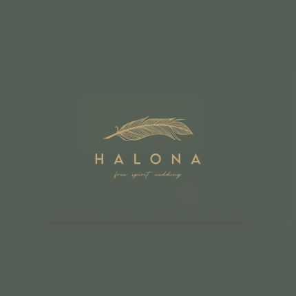 Logo from HALONA wedding | Boho Brautmode Allgäu