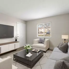 Living Area at Ridgewood Apartments