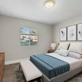 Spacious Bedroom at Ridgewood Apartments