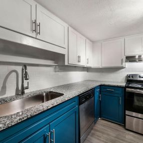 Fully Equipped Kitchen at Pines at Lawrenceville Apartments